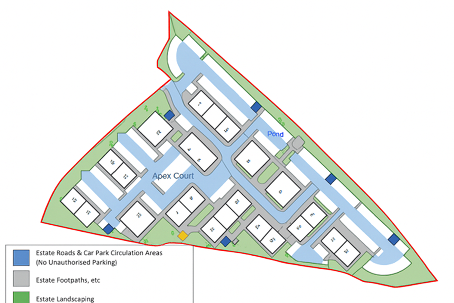 Apex Court site plan